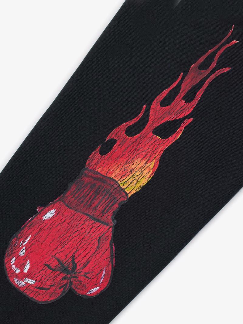 MANTO hoodie Ivo Fighters oversize- black